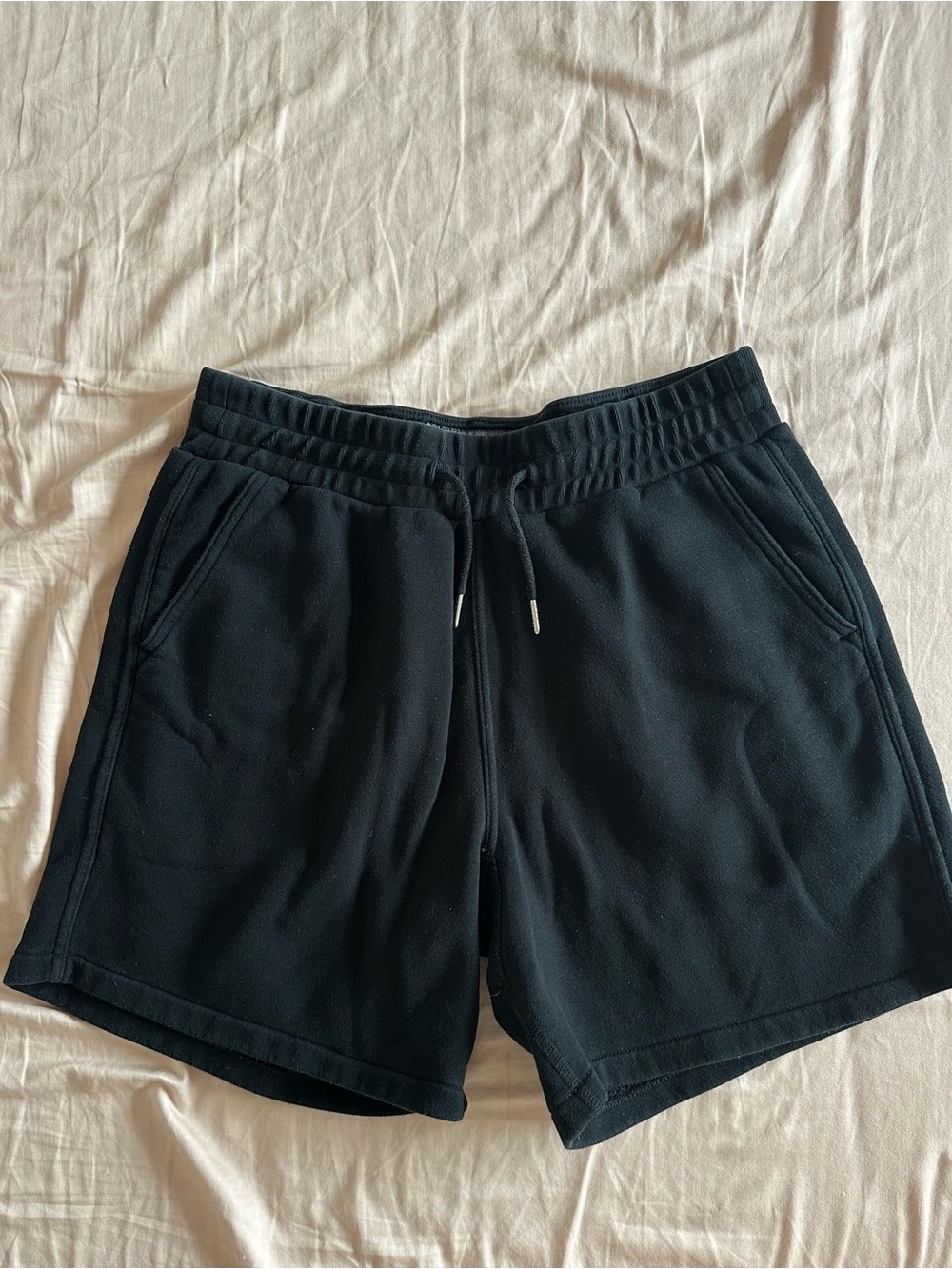 Abercrombie & Fitch Black Men's Drawstring Sweat Shorts